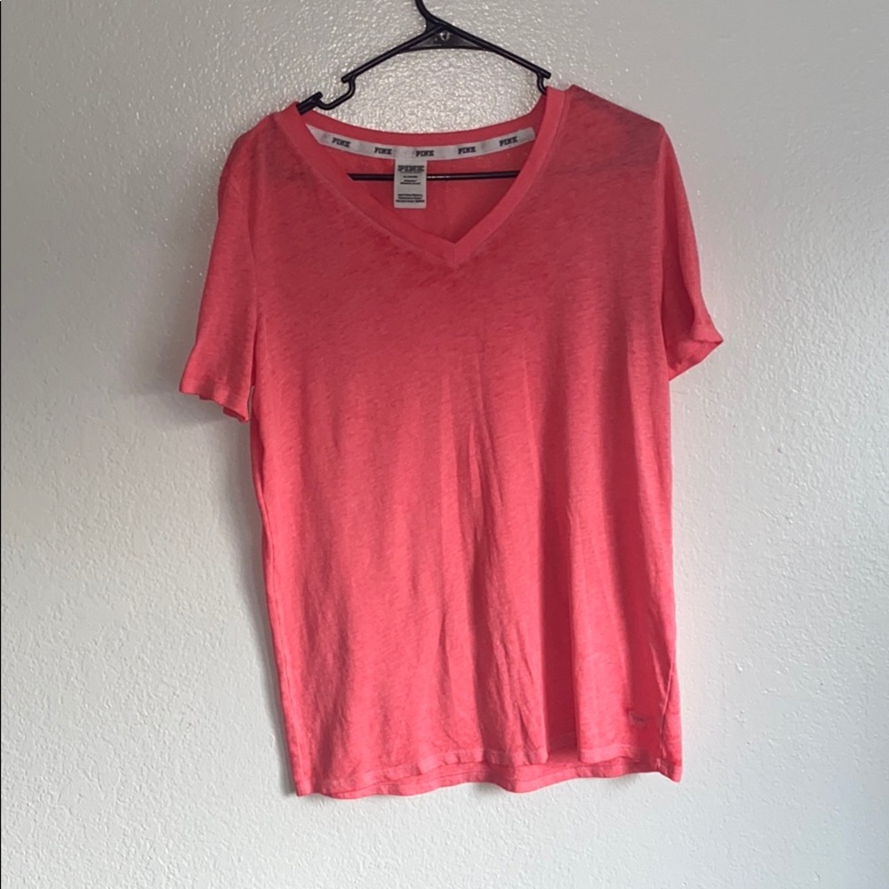 Victoria’s Secret pink shirt